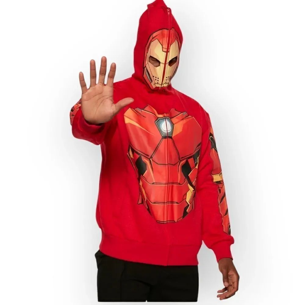 Marvel iron man zip up hoodie